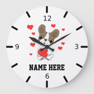 Je eigen papaverliefde personaliseren grote klok