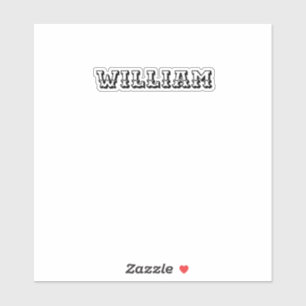Je eigen tekst aanpassen sticker