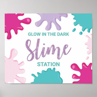 Je eigen verjaardagsteken voor Slime Station maken Poster