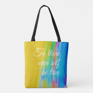 Je eigen zelf zijn ware Canvas tas door Jo Afbeeld
