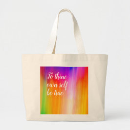 Je eigen zelf zijn ware Canvas tas door Jo Afbeeld