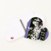 Je engelen zijn altijd bij je bloemrijke engel notitieboek (Binnen)