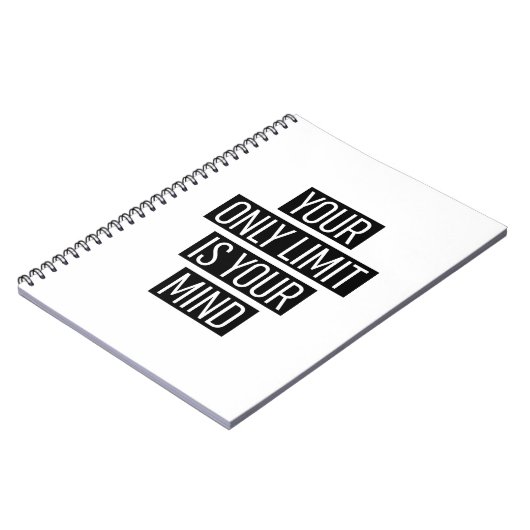 Je enige limiet is je geest notitieboek (Linkerzijde)