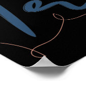 Je faalt alleen als je stopt met het proberen van poster (Hoek)