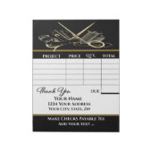 Je factuur notitieblok (Gedraaid)