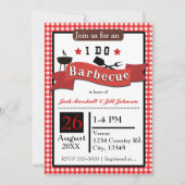 Je fais Barbecue BBQ Couples Faire-part de mariage (Devant)