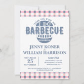 Je fais BBQ Fête des mariées Couple Invitations Mo (Devant)
