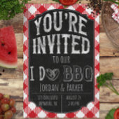 Je fais BBQ Invitation Wedding shower et nuptiale