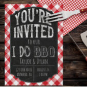 Je fais BBQ Invitation Wedding shower et nuptiale