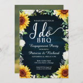Je fais BBQ Rustic Engagement Party Invitation (Devant / Derrière)