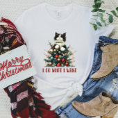 Je fais ce que je veux Chat de Noël T-Shirt