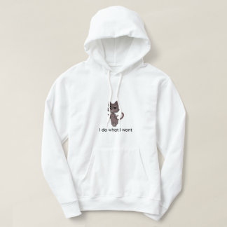 Je fais ce que je veux – Sweat à capuche drôle pou