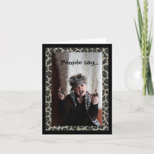 Je fais comme si je ne m'en souciais pas Carte de 