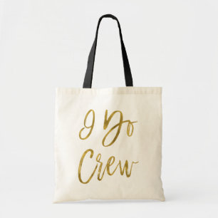 Je fais Crew Faux Gold Foil Party sac