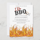 Je fais des invitations de douche de couple BBQ (Devant)