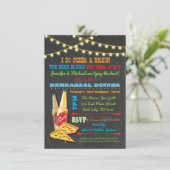 Je fais des invitations pour le dîner de la Pizza  (Debout devant)