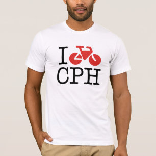 Je fais du vélo le T-shirt de Copenhague
