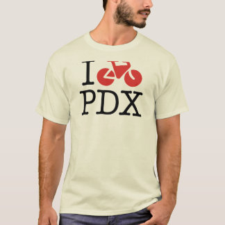 Je fais du vélo le T-shirt de Portland