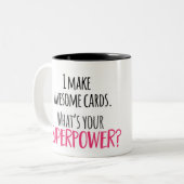 Je fais la tasse impressionnante de cartes ! (Devant gauche)