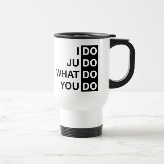 Je fais le judo… Tasse de voyage (Droite)