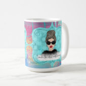 Je fais les règles et le café de l'argent Mug (Devant droit)