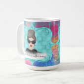 Je fais les règles et le café de l'argent Mug (Devant gauche)