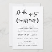 Je fais moi aussi Réception seulement Invitation (Devant)