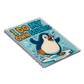 Je Fais Mon Propre Carnet De Pingouin De Têtes (Côté Droit)