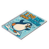 Je Fais Mon Propre Carnet De Pingouin De Têtes (Côté gauche)