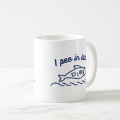 Je Fais Pipi Dans Les Lacs Tasse À Café Drôle Pour (Devant droit)