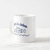 Je Fais Pipi Dans Les Lacs Tasse À Café Drôle Pour (Devant gauche)