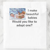 Je fais renaître les bébés autocollant poupée (Sac)
