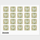 Je fais Rustic Wood Rose Stickers Mariage Floral (Feuille)