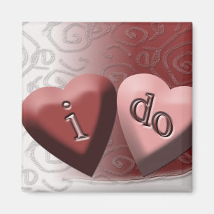 Je fais un magnet en forme de cœur de bonbon