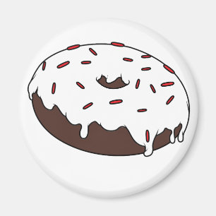je favoriete donut met sprinkles magneet