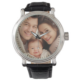 Je favoriete familie Foto bekijken Horloge