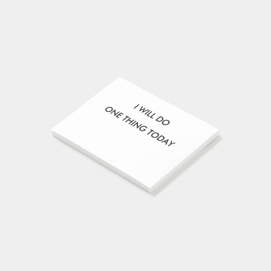 Je ferai un bloc - notes de post-it de chose (Incliné)