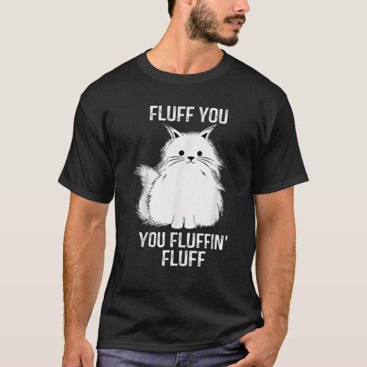 Je fluff je - je fluffin de vlot van de grappige k t-shirt (Voorkant)