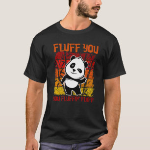 Je fluffin je fluffin Panda Beer Cute Anima T-shirt