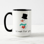 Je fondrais pour vous la tasse de bonhomme de (Gauche)