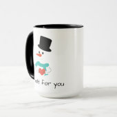 Je fondrais pour vous la tasse de bonhomme de (Devant gauche)