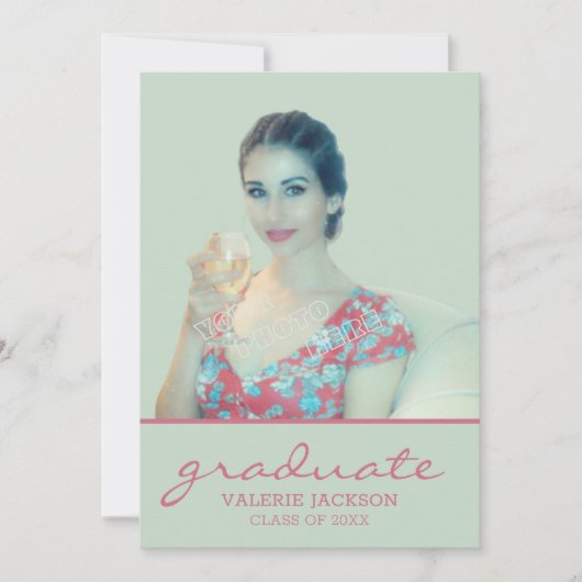 Je foto Afstuderen Aankondiging (Voorkant)