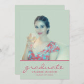 Je foto Afstuderen Aankondiging (Voorkant / Achterkant)