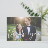 Je foto bedankt je handschrift Landschap (Staand voorkant)