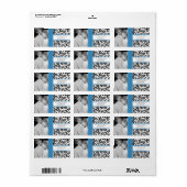 Je foto bruiloft  Regatta Damask Etiket (Full Sheet)