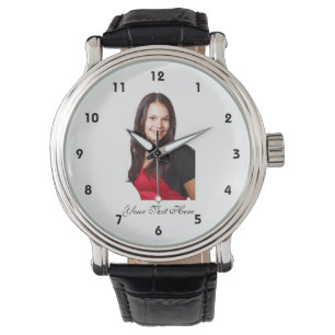 Je foto en tekst - Aangepast volgen Horloge