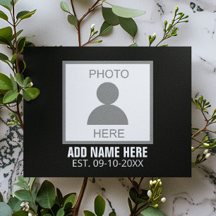 Je foto hier naam en leeftijd briefkaart