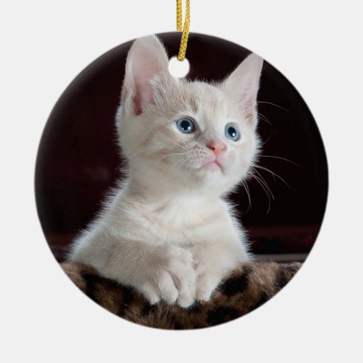 Je foto is aangepast keramisch ornament (Voorkant)