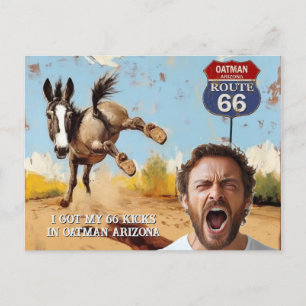 Je foto, Krijg je trappen, haver, Arizona, ezel Briefkaart