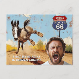 Je foto, Krijg je trappen, haver, Arizona, ezel Briefkaart